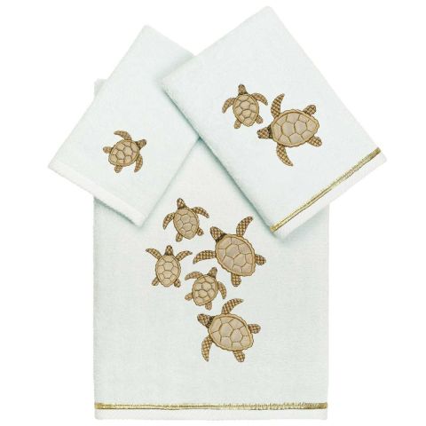 Tortuga Embellished Towels