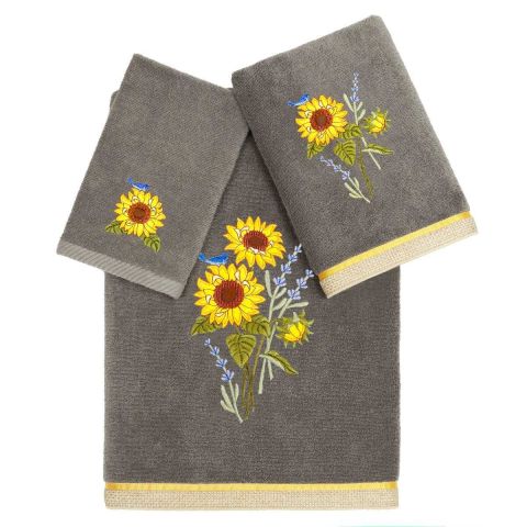Girasol Embellished Towels