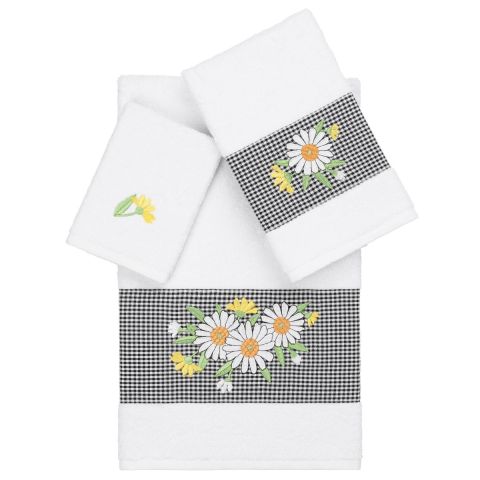 Daisy Embellished Towel