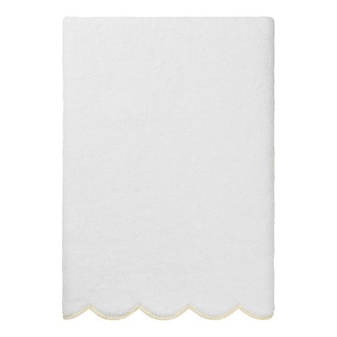 Adornia Turkish Cotton Scallop Towel