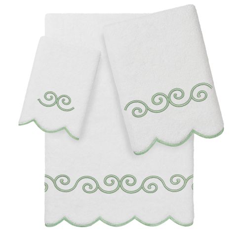 Symmetra Turkish Cotton Scallop Towel