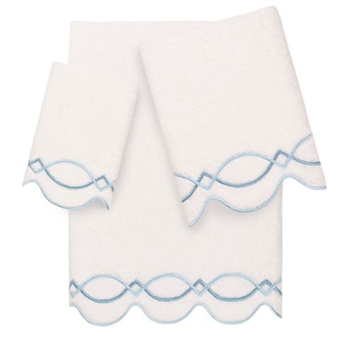 Chain Turkish Cotton Scallop Towel