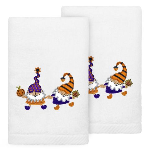 Halloween Gnomes Embroidered Towel