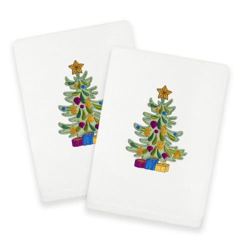Christmas Presents Embroidered Towel