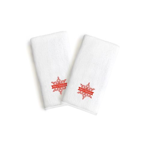 Merry Christmas Embroidered Towel